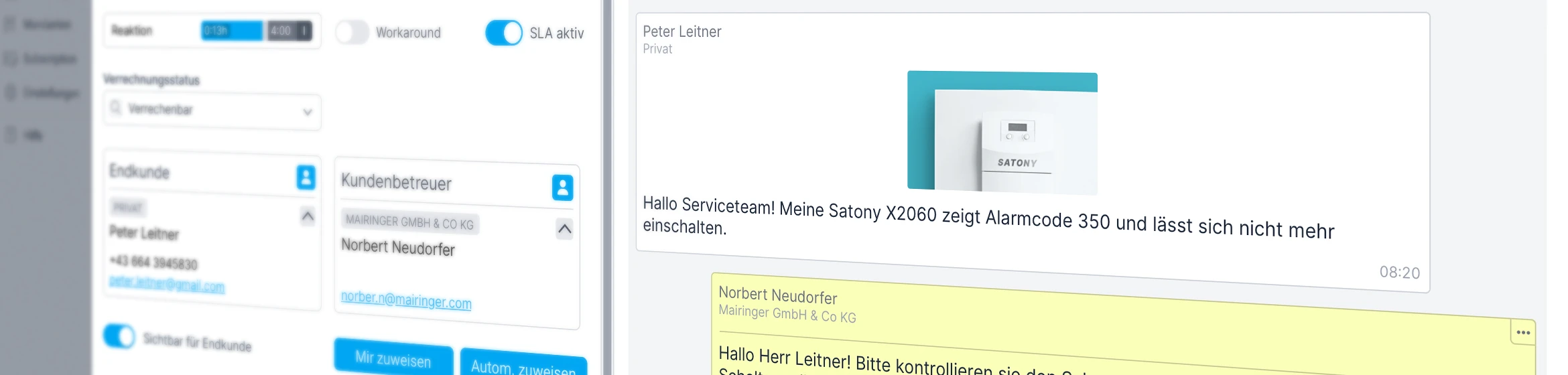 Leistungen der Bonder Serviceplattform